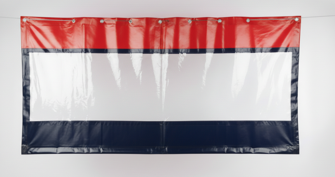 Штора для склада из пвх 4х8м